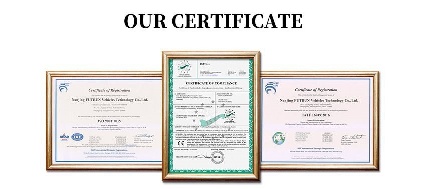 Certificates of 24v Truck Air Conditioner