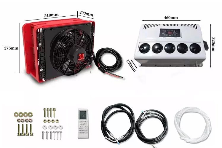 Packing List of Truck Sleeper Ac Units